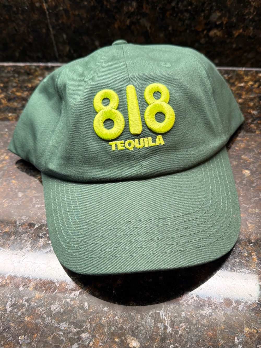 818 Tequila Kendall Jenner Embroidered Hat Green NWT